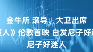 金牛所 滚导、大卫出席《超人》伦敦首映 白发尼子好迷人