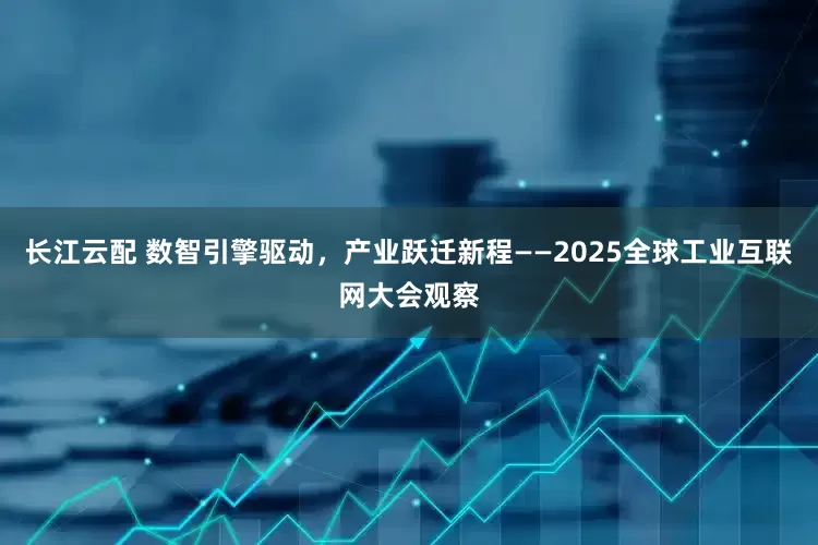 长江云配 数智引擎驱动，产业跃迁新程——2025全球工业互联网大会观察